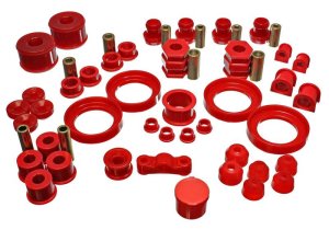 Honda Civic Si Suspension Bushing Kit - Energy Suspension - Hyper-Flex System - Red - `99-`00